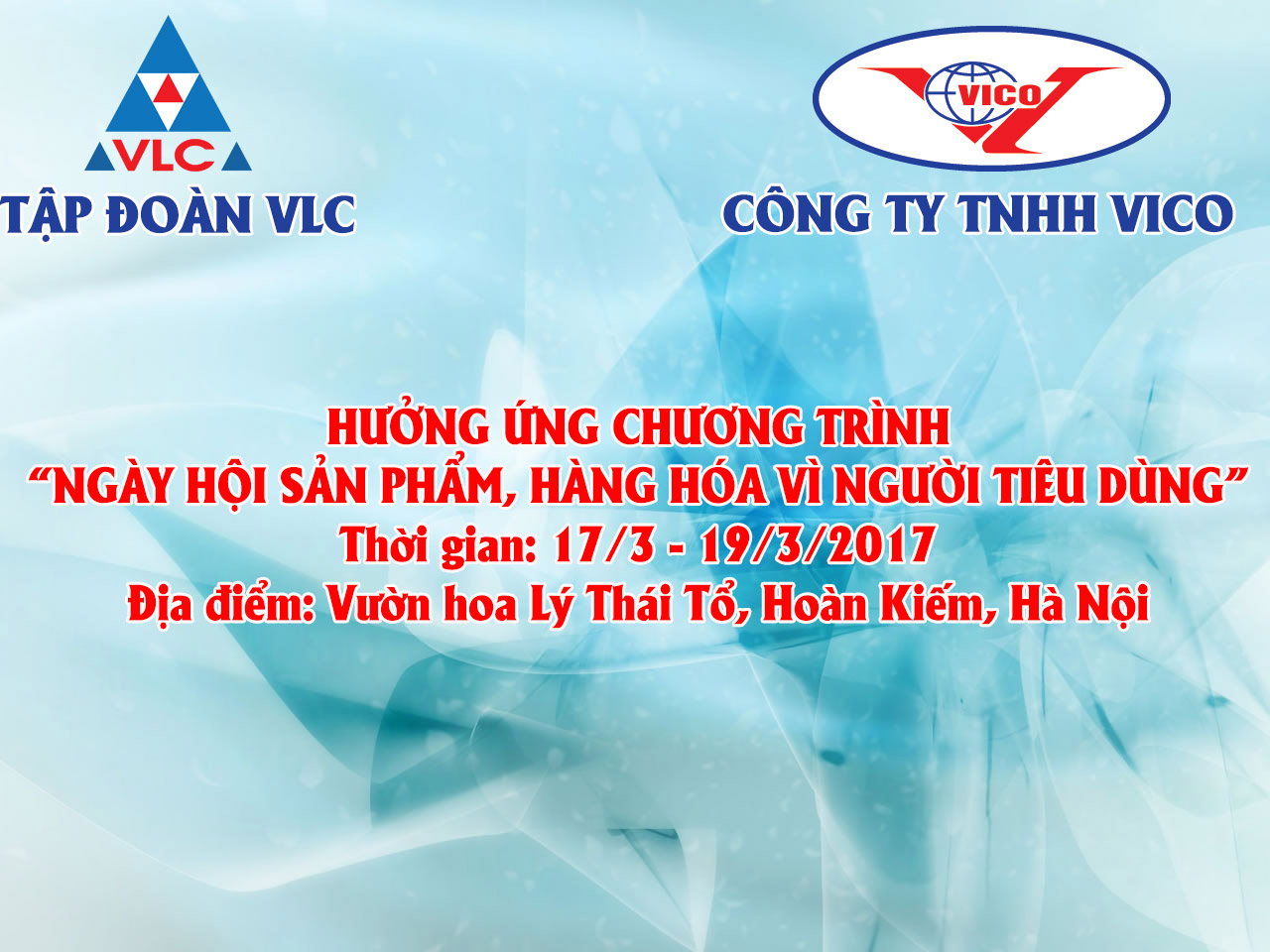 VICO huong ung "Ngay hoi san pham, hang hoa vi nguoi tieu dung"