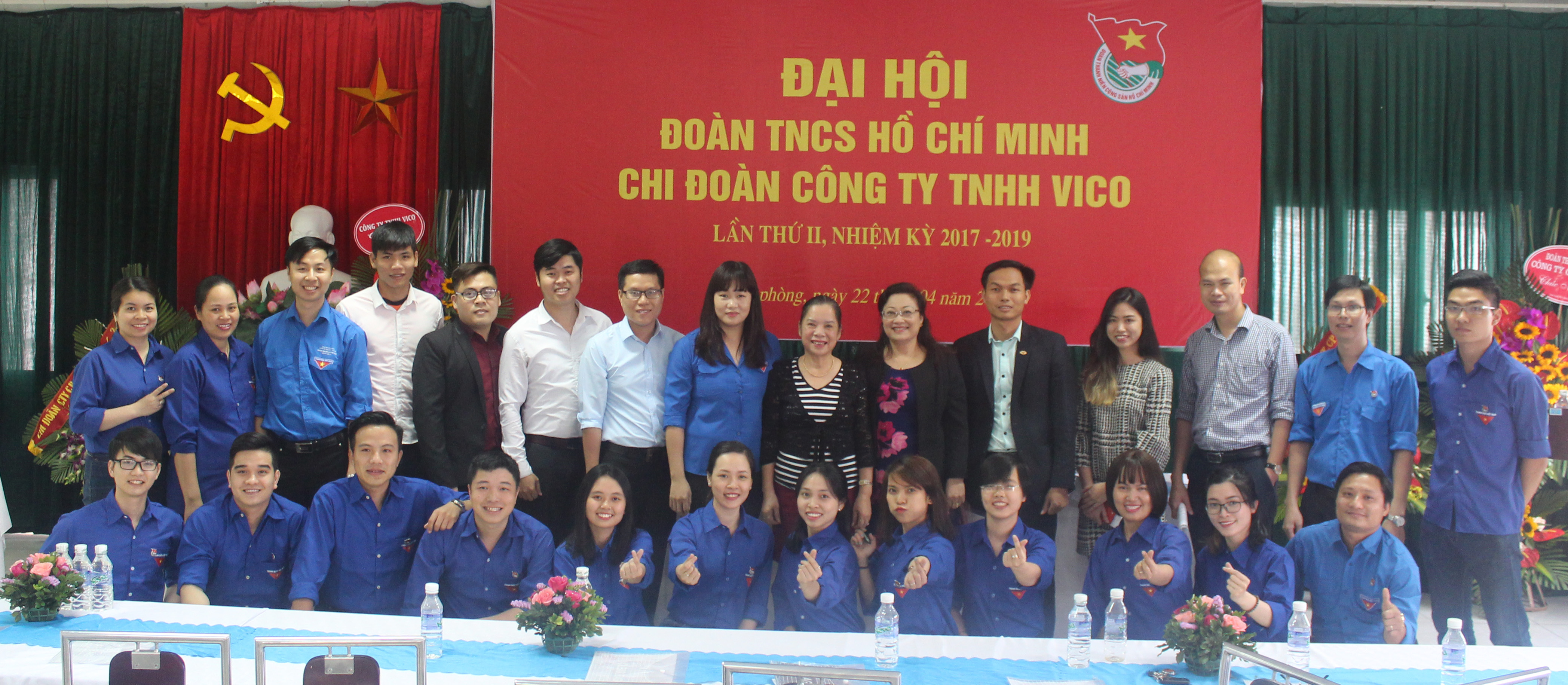 Đại hội Đoàn TNCS Hồ Chí Minh chi đoàn Công ty TNHH VICO lần thứ II, nhiệm kì 2017 - 2019
