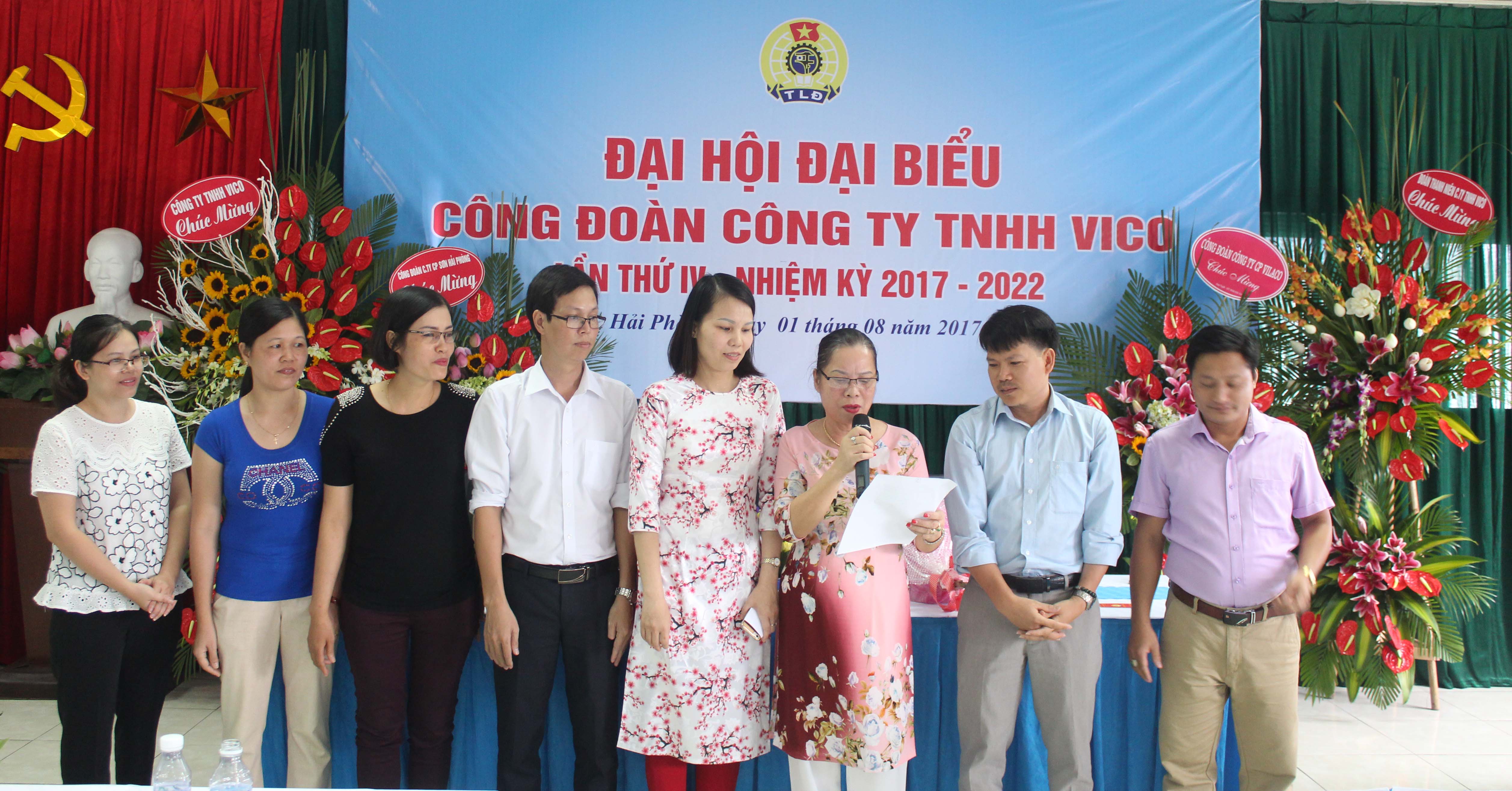 Đại hội đại biểu công đoàn Công ty TNHH VICO lần thứ IV nhiệm kì 2017-2022