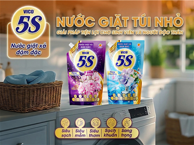 Nước giặt túi nhỏ – Sự lựa chọn tiện lợi cho sinh viên, người độc thân