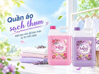 Quần áo sạch thơm – một tips nhỏ để bản thân tự tin mỗi ngày
